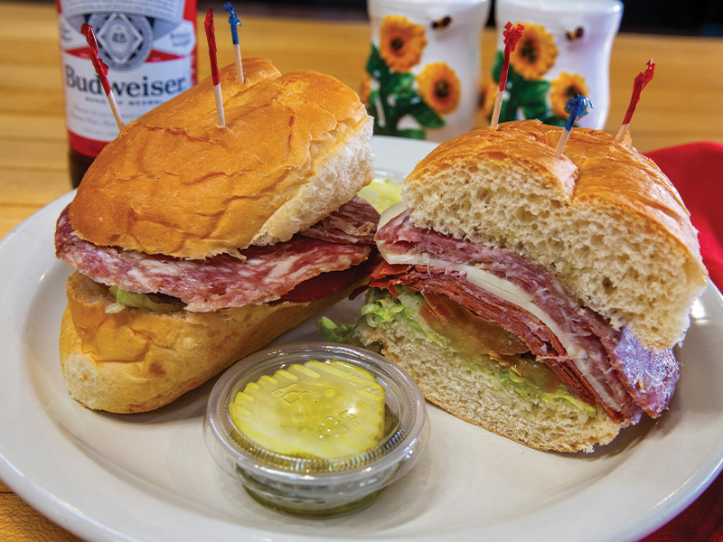 Half Soup Half Sandwich at Sunflower Bakery and Cafe