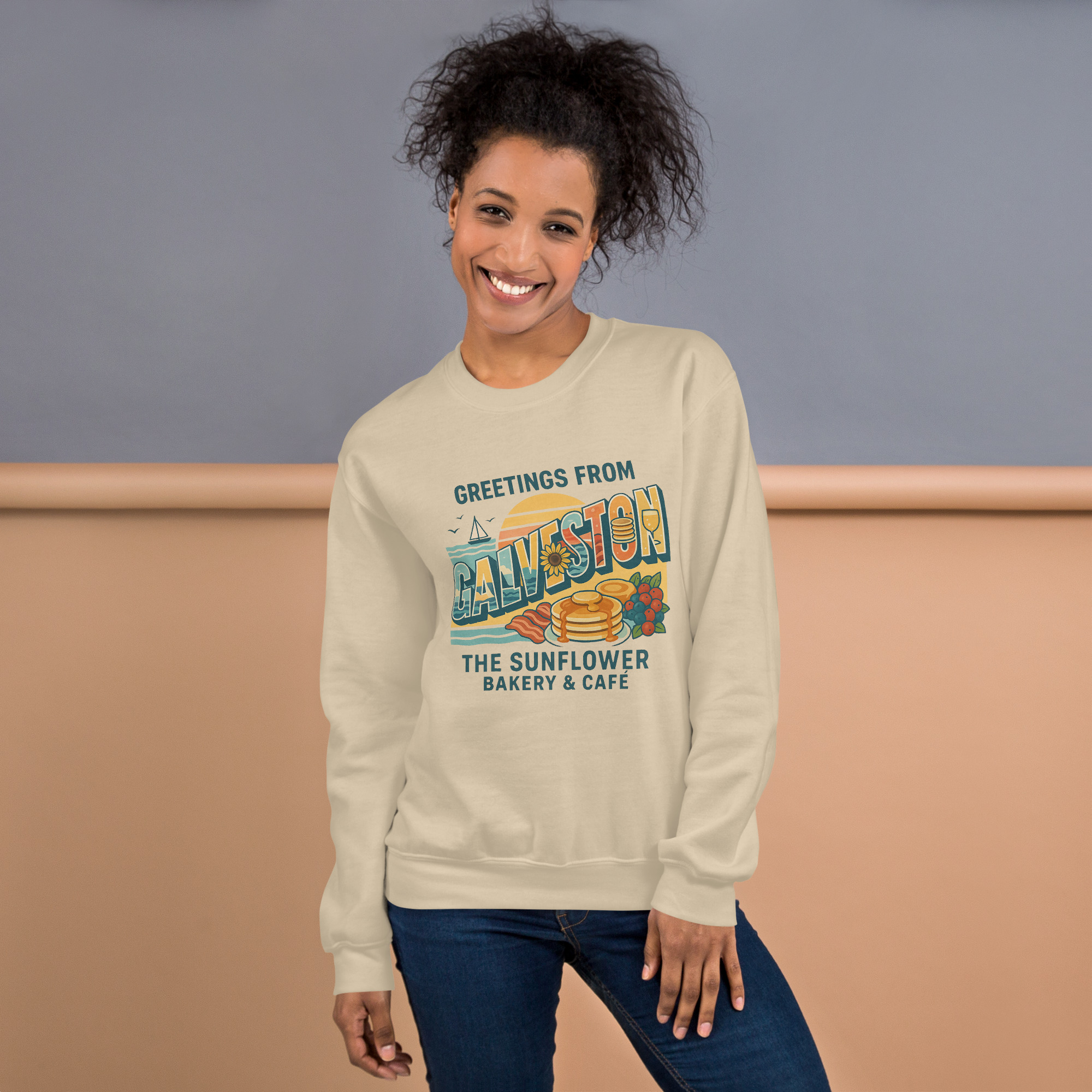 Greetings from Galveston Sweatshirt - Image 3
