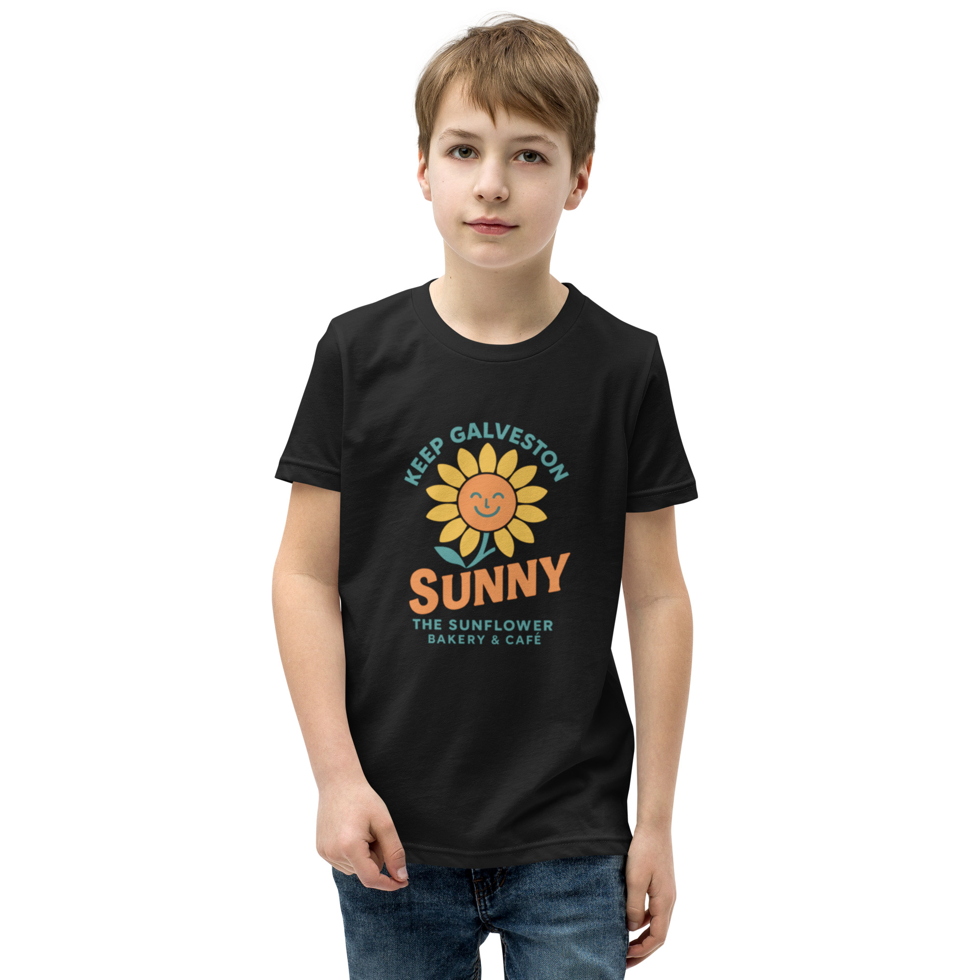 Keep Galveston Sunny Kids Tee - Image 18