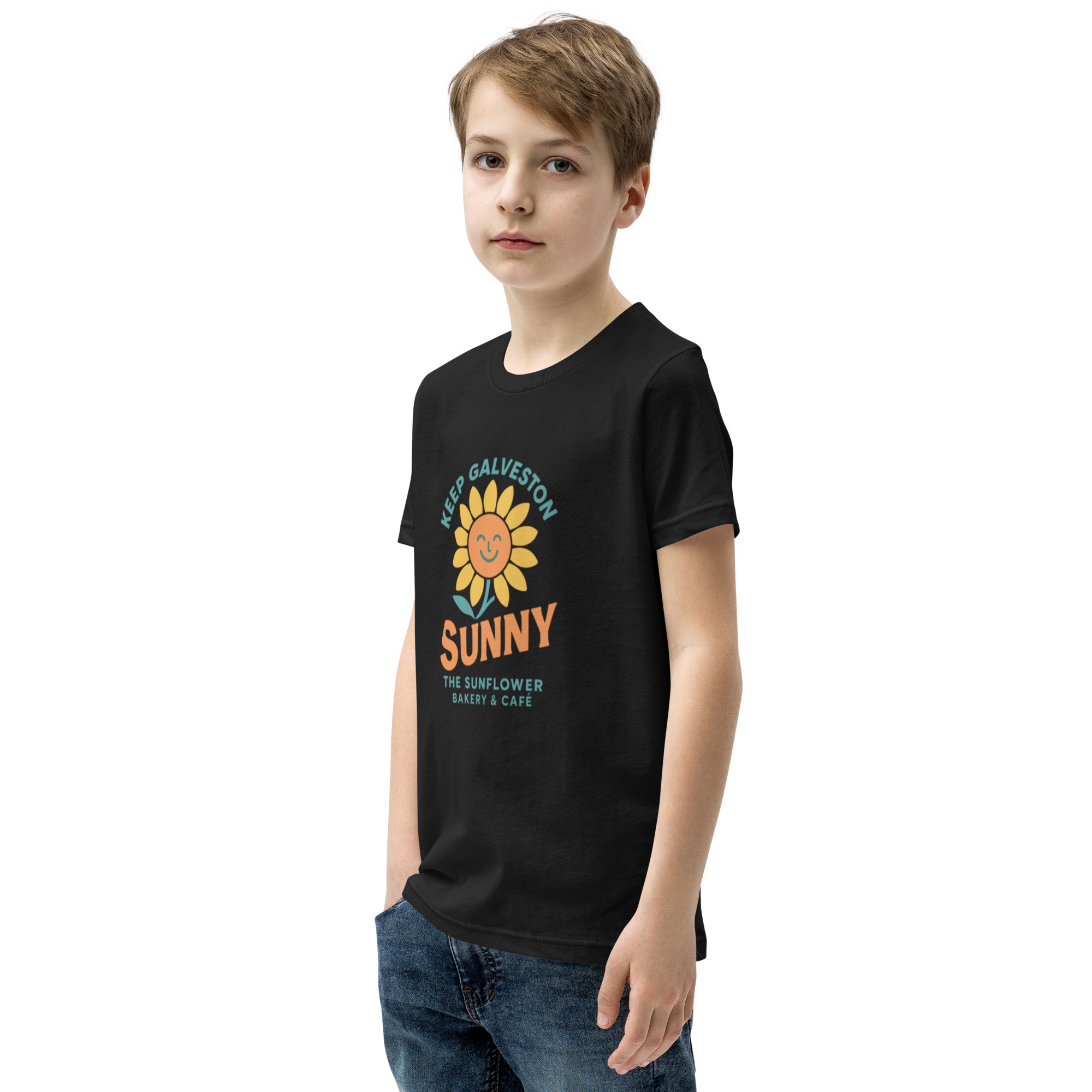 Keep Galveston Sunny Kids Tee - Image 20