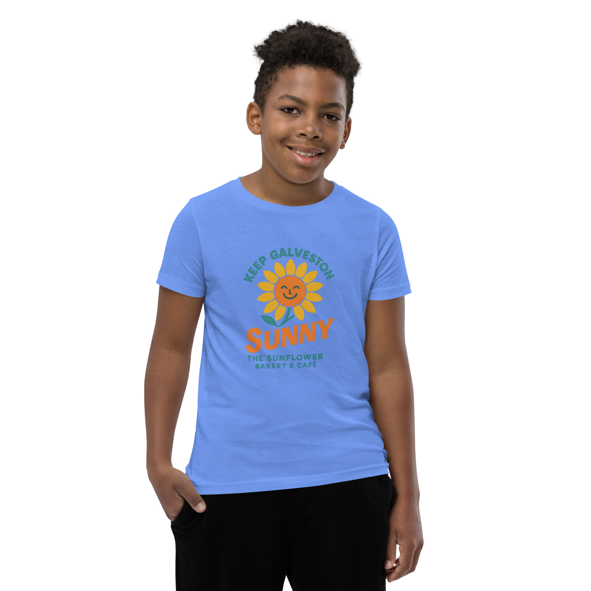 Keep Galveston Sunny Kids Tee - Image 17