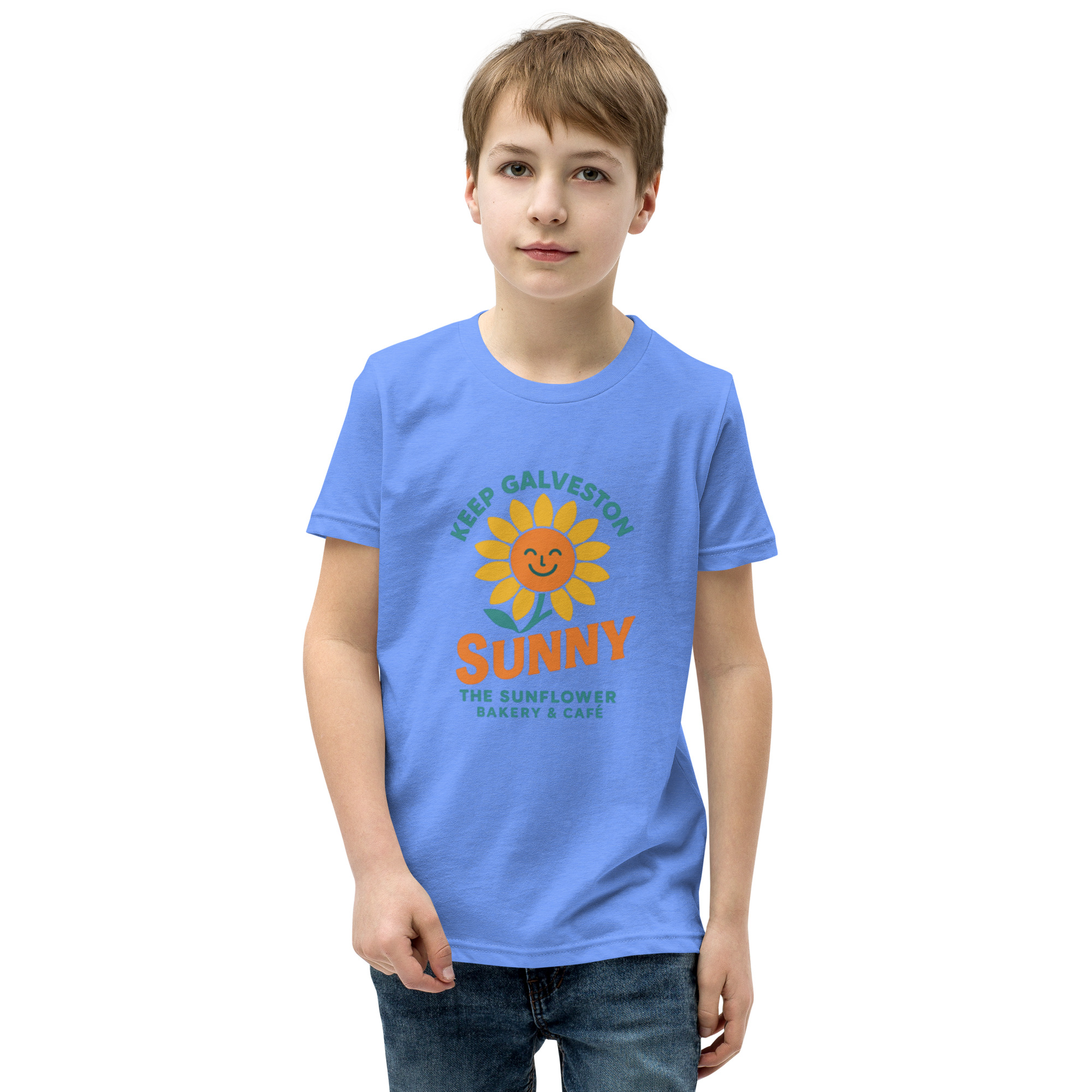 Keep Galveston Sunny Kids Tee - Image 26