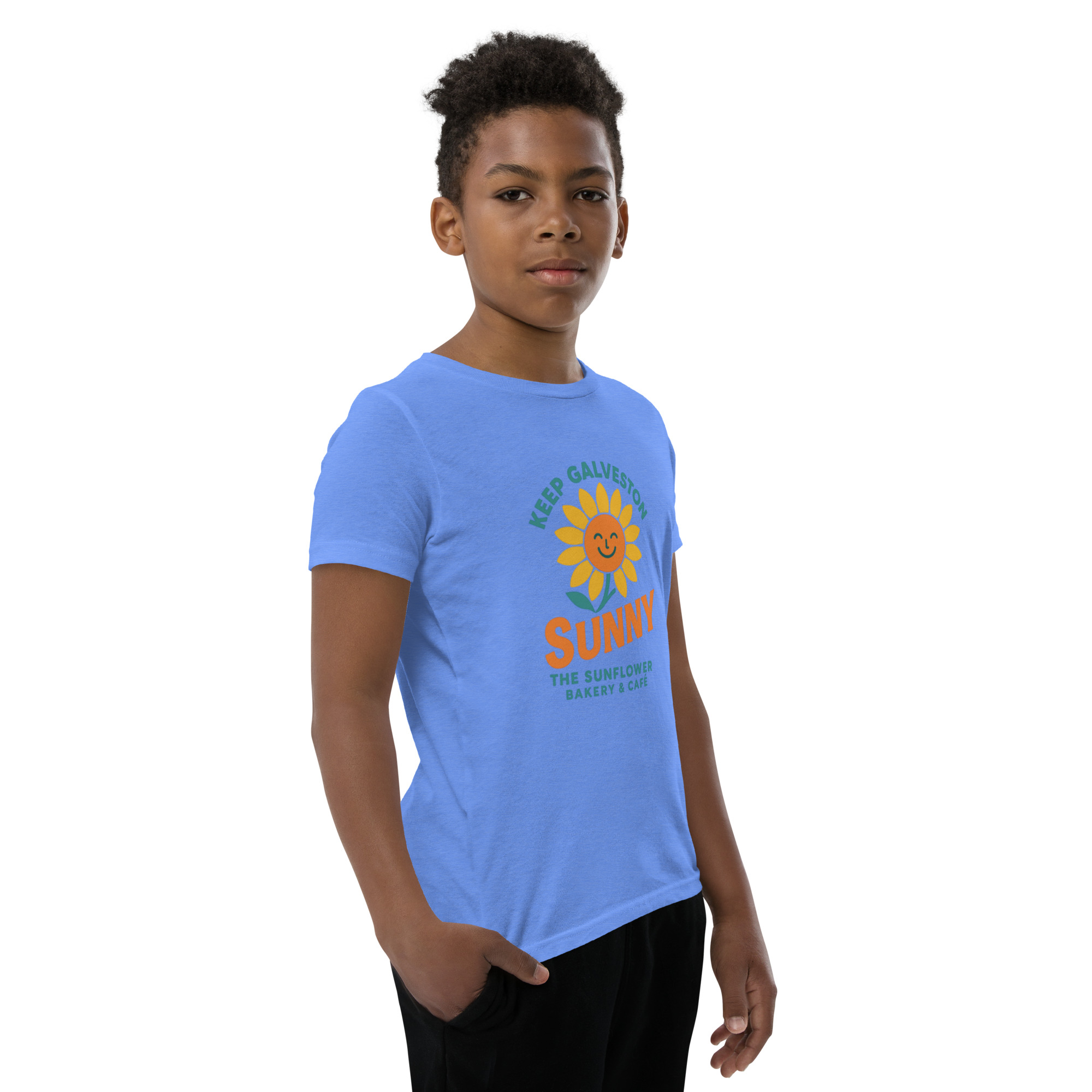 Keep Galveston Sunny Kids Tee - Image 16