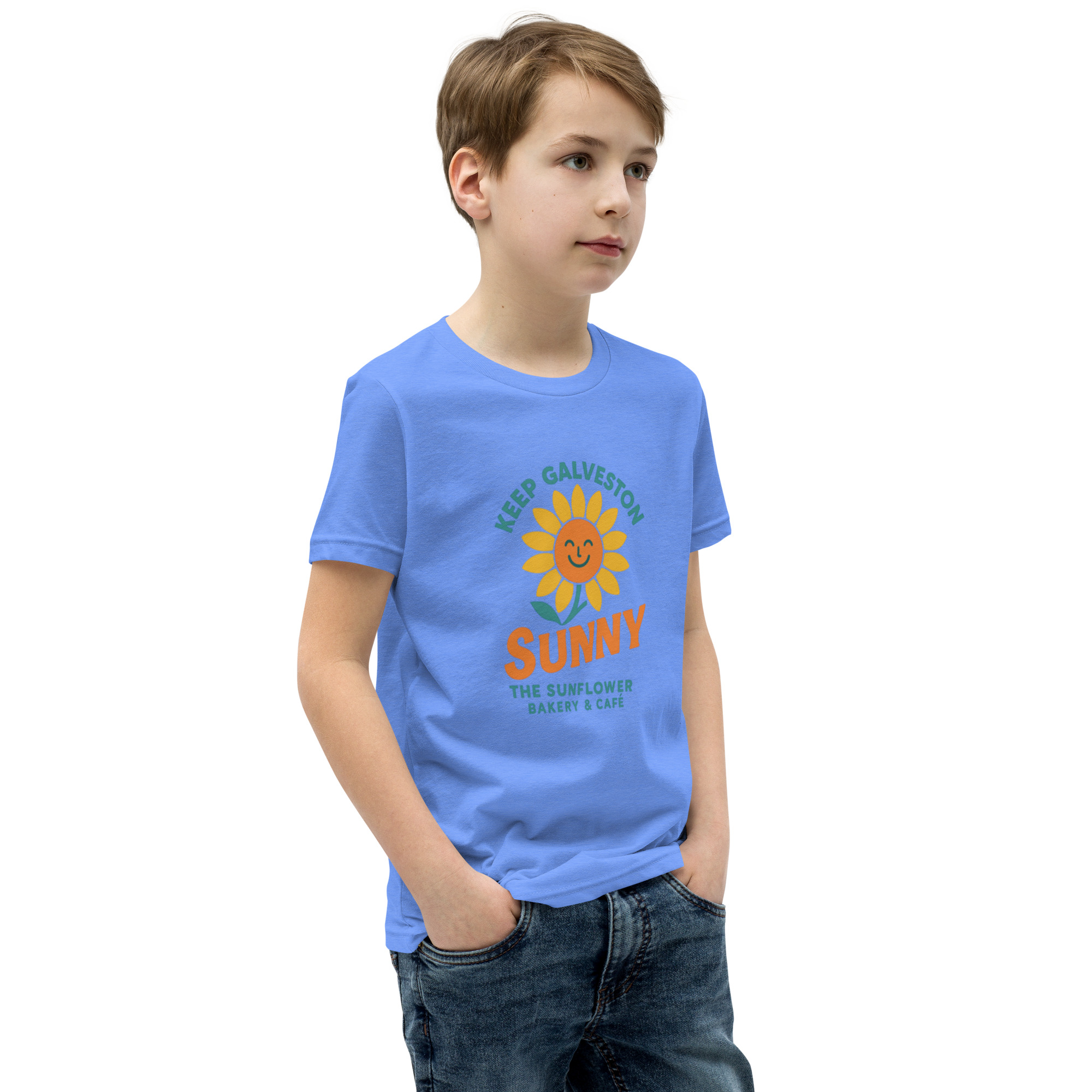 Keep Galveston Sunny Kids Tee - Image 27