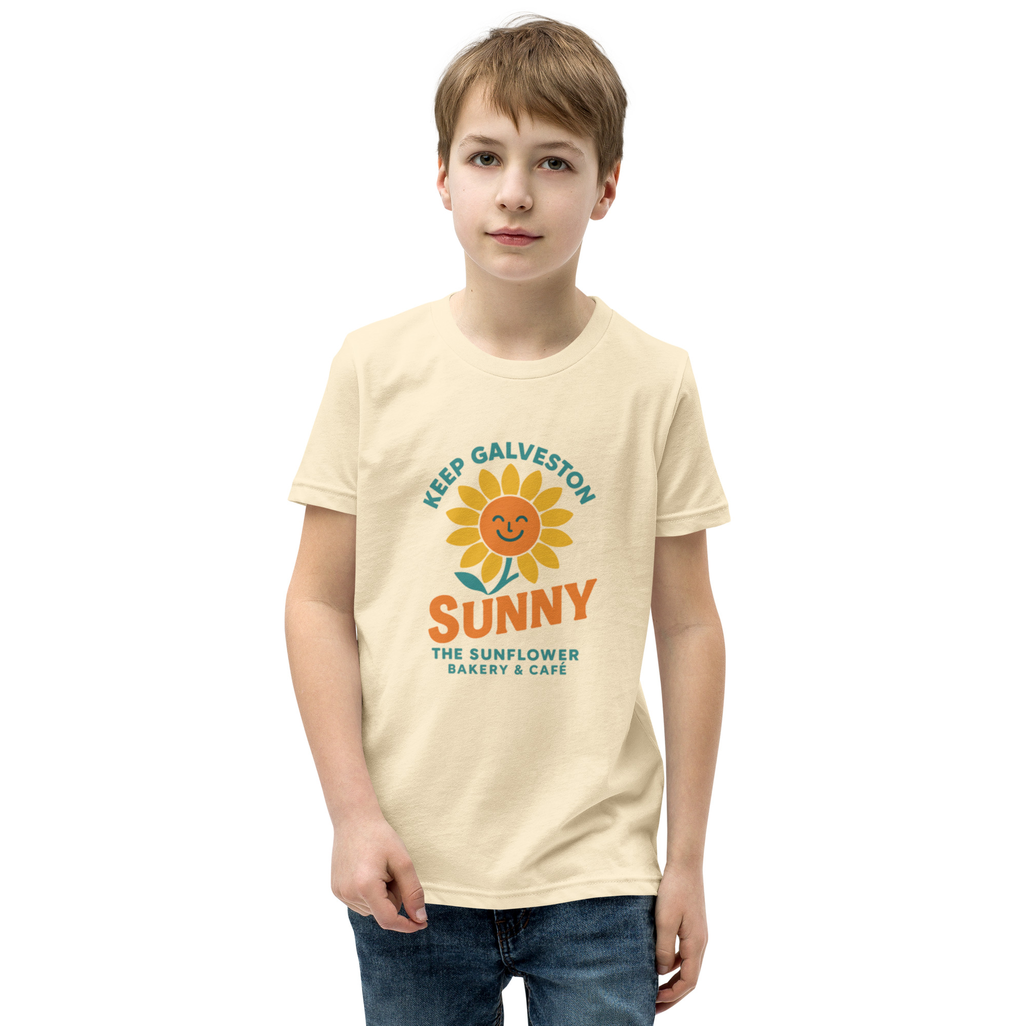 Keep Galveston Sunny Kids Tee - Image 38