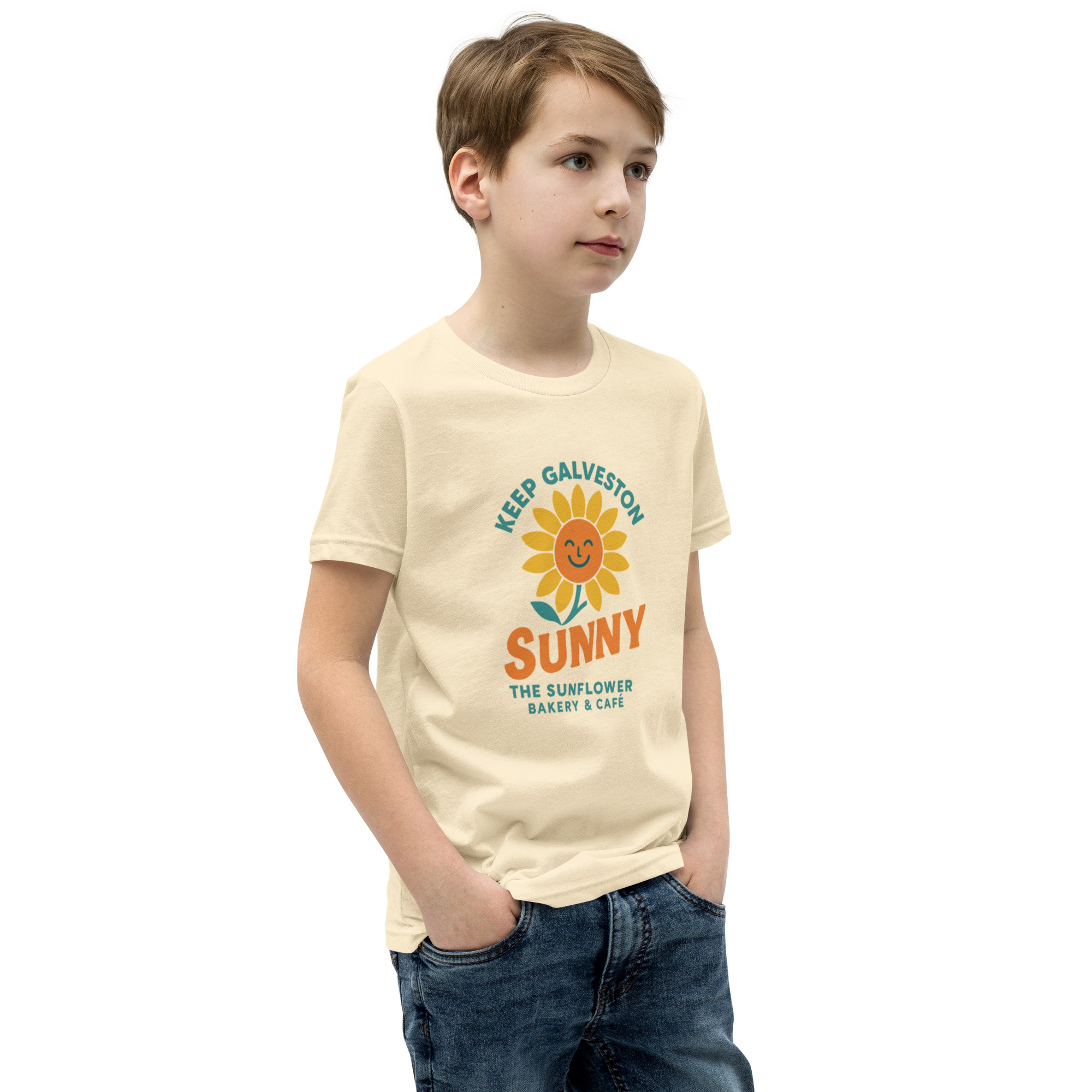 Keep Galveston Sunny Kids Tee - Image 39