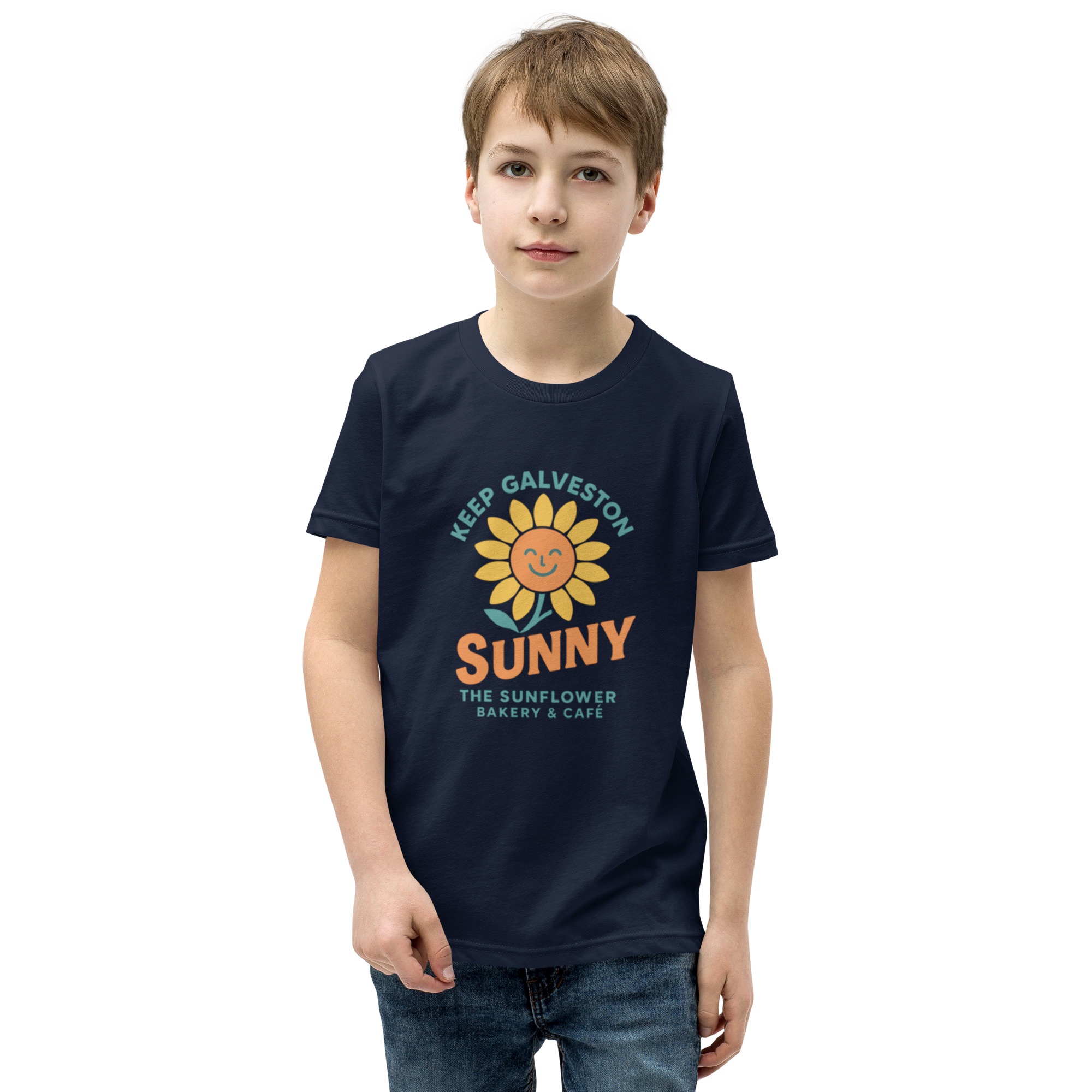 Keep Galveston Sunny Kids Tee - Image 22
