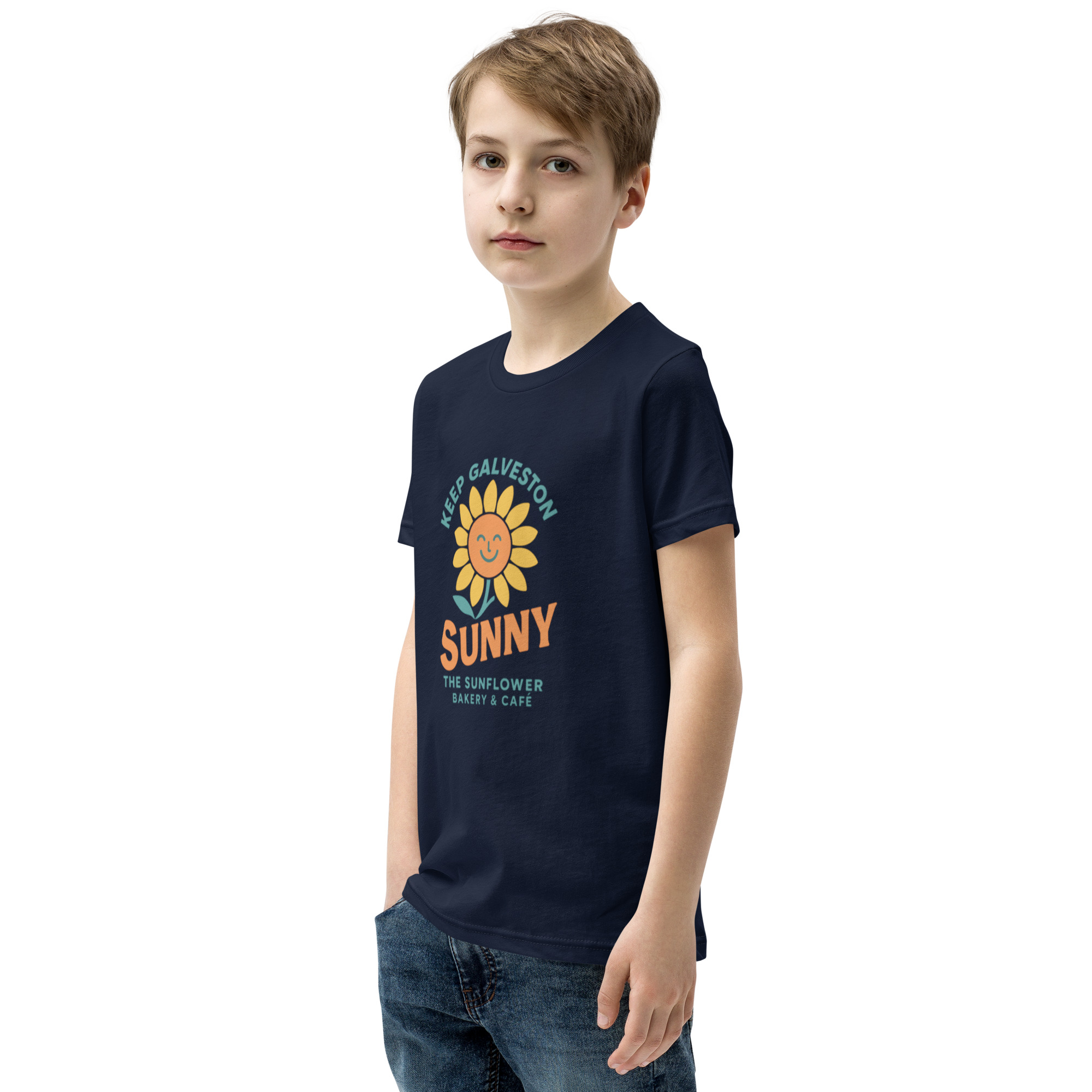 Keep Galveston Sunny Kids Tee - Image 24