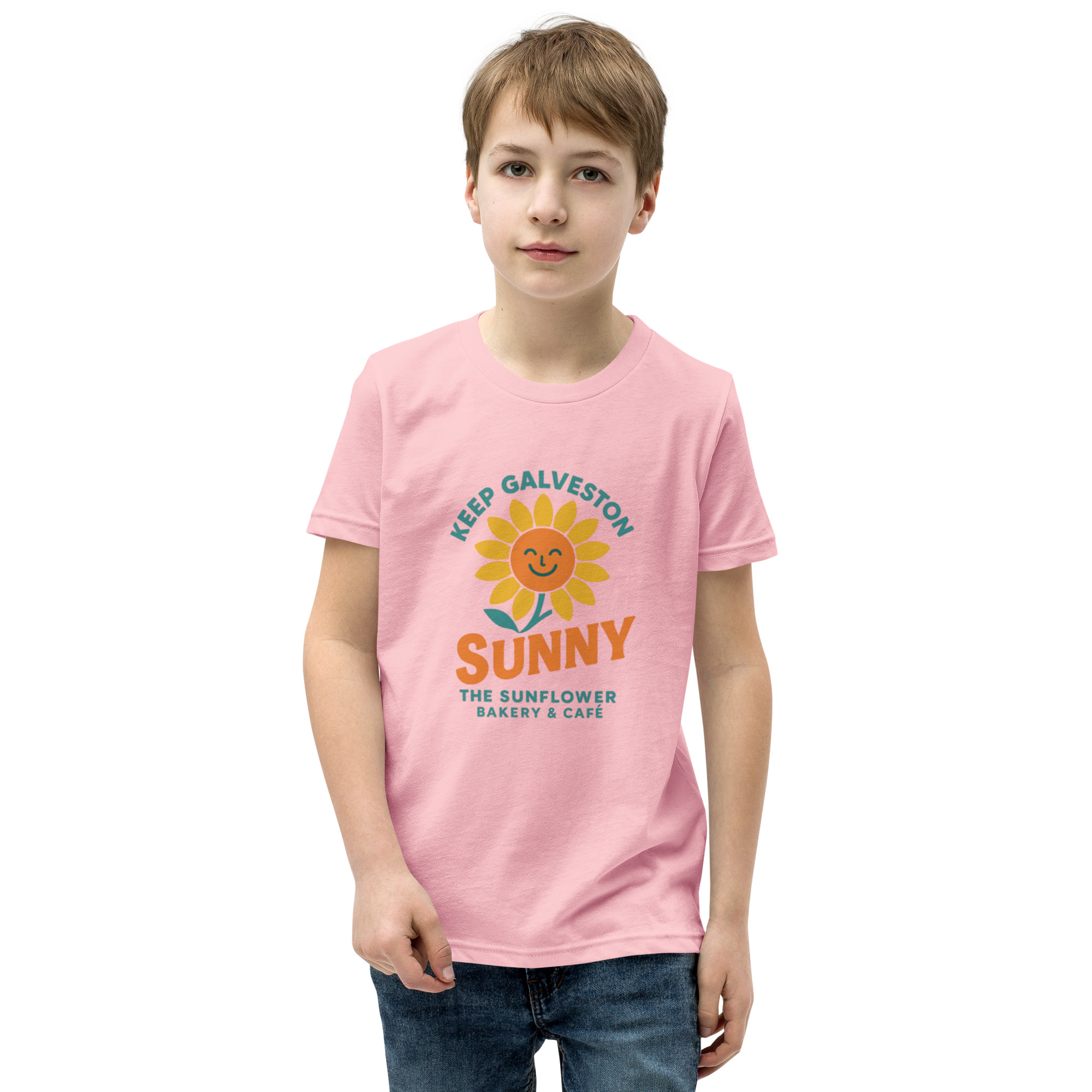Keep Galveston Sunny Kids Tee - Image 30