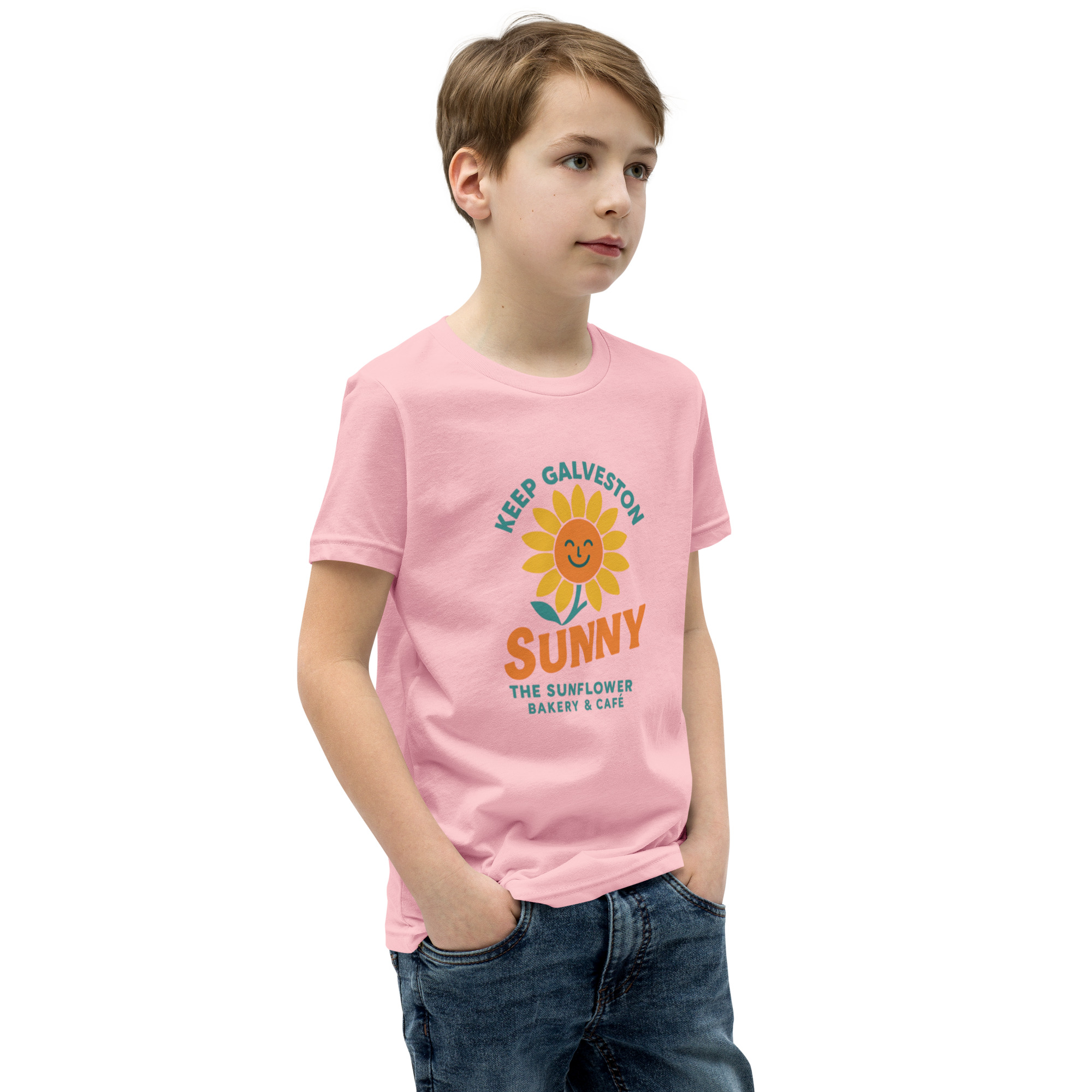 Keep Galveston Sunny Kids Tee - Image 31